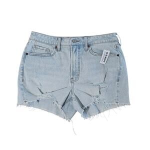 Old navy short denim straight high rise sz 8